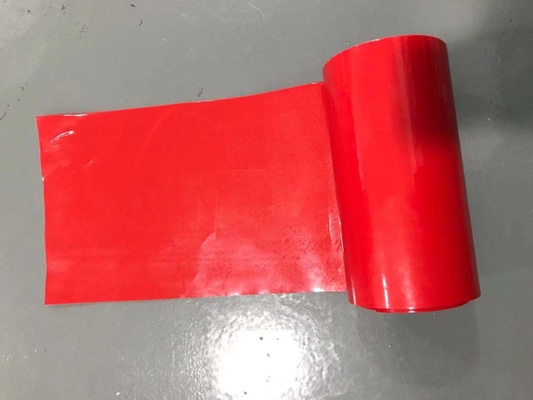 رنگ قرمز فیلم رهاسازی HDPE با پوشش سیلیکونی HDPE برای نوارهای فوم