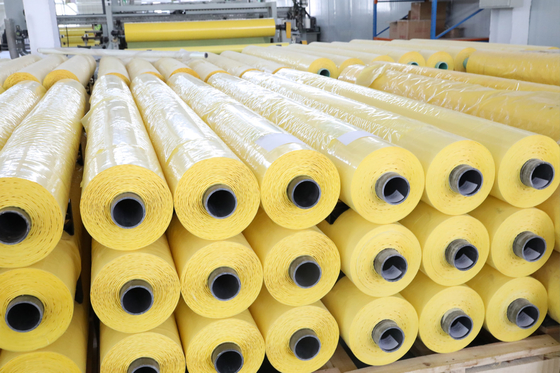 فیلمی رنگ زرد HDPE با ابعاد 70um برای پنبه کش CP770