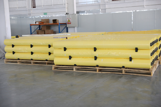 فیلمی رنگ زرد HDPE با ابعاد 70um برای پنبه کش CP770