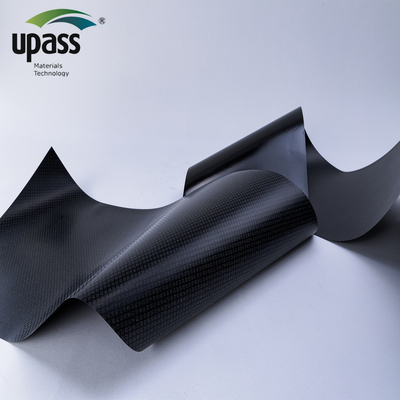 مواد سطحی پلاستیکی فیلم کراس لمینیت شده HDPE برای غشای ضدآب بام قیر اصلاح شده پلیمری خود چسبان