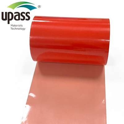فیلمی قرمز MOPP 100x55 سانتی متر با پوشش سیلیکونی یک طرفه