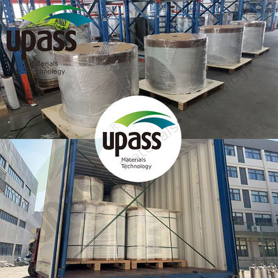 حصیر پلی پروپیلن (PP) نبافته مقاوم در برابر شعله غشای PP PE PP برای غشای ضد آب خود چسب بدون حامل