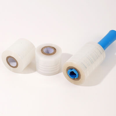 رول فیلم کشسان شفاف LLDPE ضد آب 30 سانتی متر فیلم پلاستیکی نرم برای بسته بندی پالت طول 50 متر تبلیغات سوپرمارکت