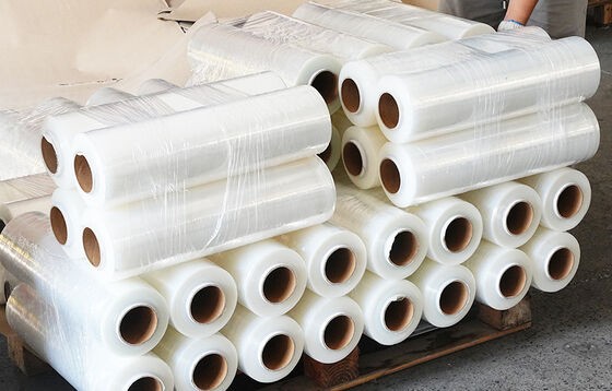 Eco-Friendly Large PE Stretch Film Food Grade Casting 30cm X 50m Heat Resistant Soft Waterproof Supermarket Promotion