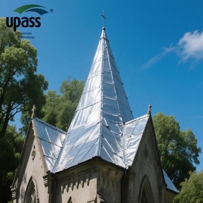 High Quality Weather-Resistant Aluminum Foil Film Self-Adhesive Waterproofing Membrane Backing Roof Repair Plastic Cutting