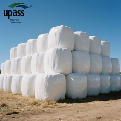 خدمات قالب‌گیری بادی و برش فیلم سیلو چمن LLDPE ضد رطوبت/آب عرض ۵۰۰ میلی‌متر برای بسته‌های یونجه گرد
