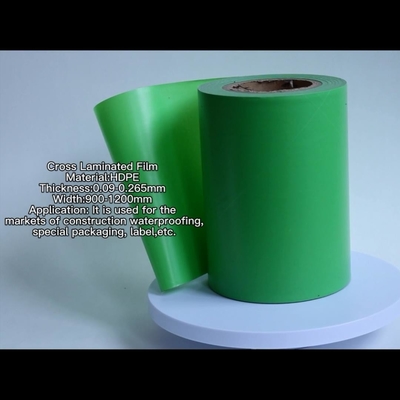 100 میکرون صلیب فیلم چند لایه پلی اتیلن فیلم Hdpe پلاستیکی