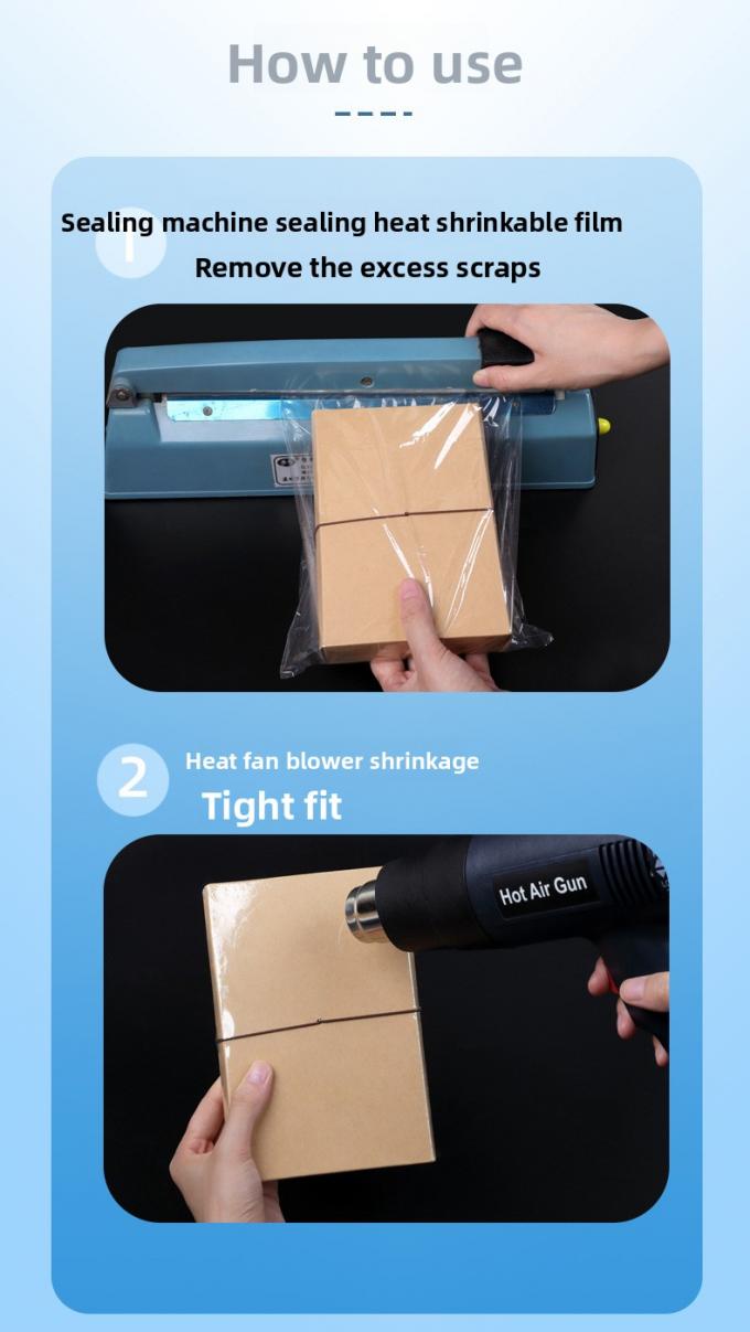 POF Heat Shrink Film کیفیت شفاف